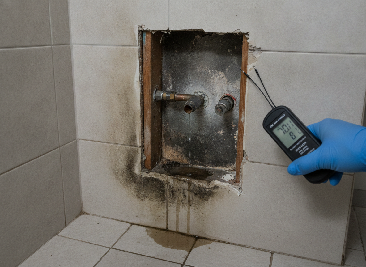 How to Tell If Your Shower Valve Is Leaking Behind the Wall