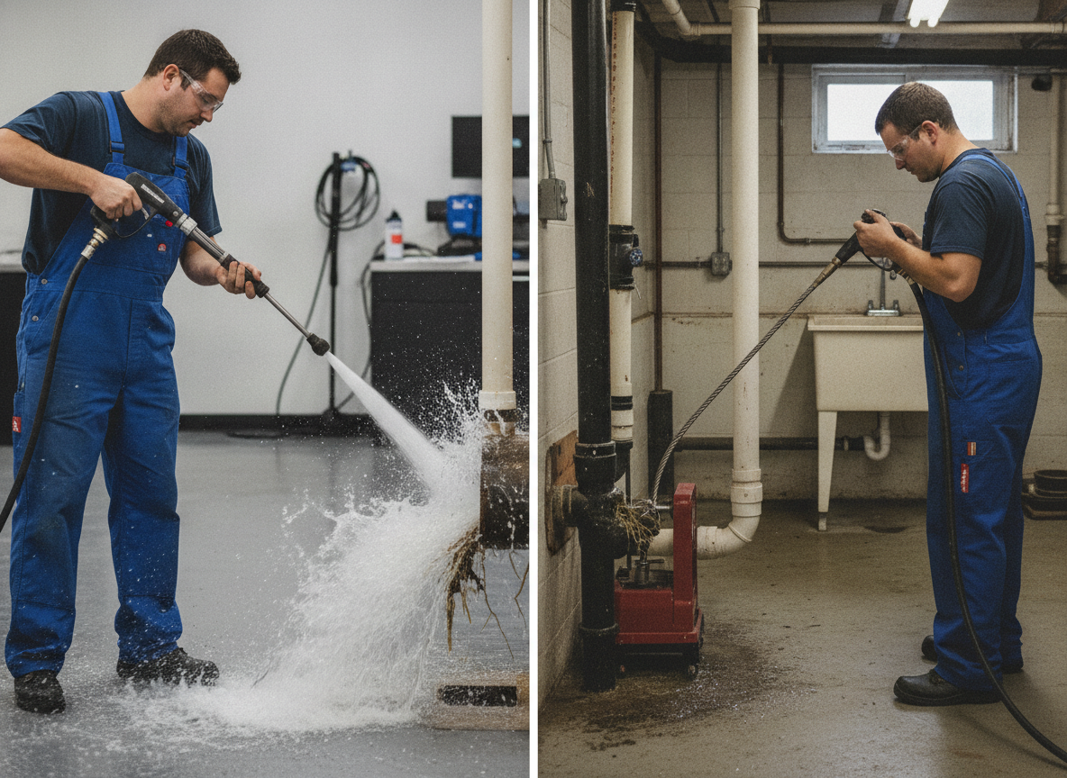 Hydro Jetting vs. Snaking: Which Drain Cleaning Method Is Best?