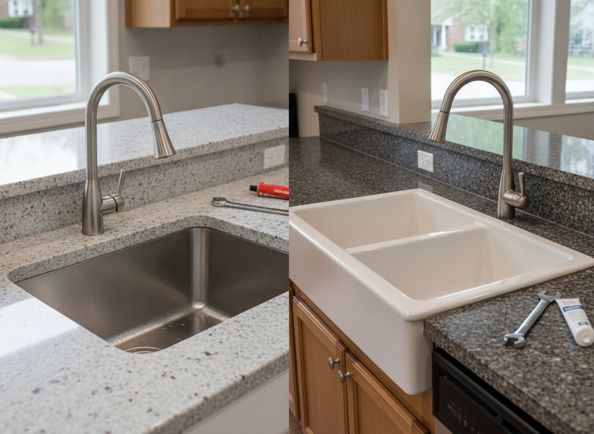 Undermount vs. Drop-In Sink Installation: Which Should You Choose?